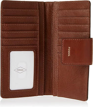 Logan Leather RFID Tab Clutch Wallet