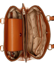 Guess Alexie Medium Girlfriend Triple Compartment Satchel