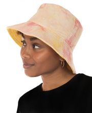 Jenni Reversible Terry Cloth Tie Dye Bucket Hat