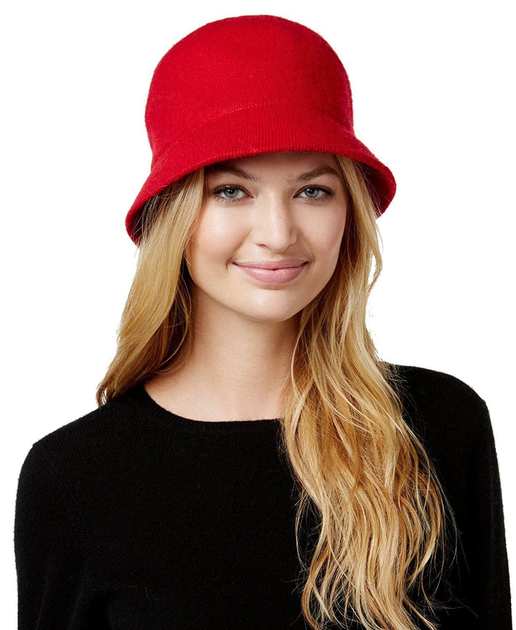August Hats Melton Love Cloche Red
