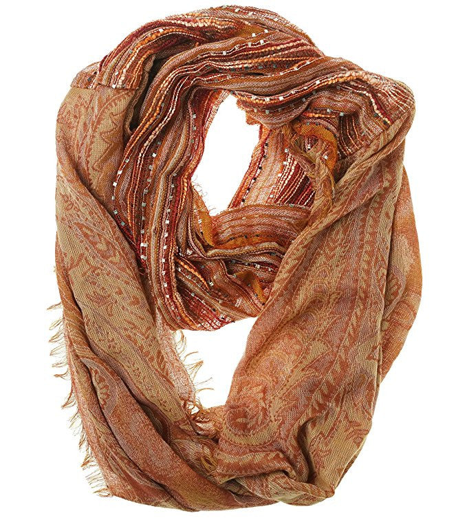 Collection XIIX Women's Woven Paisley Infinity Scarf