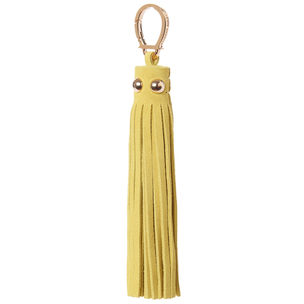 Etienne Aigner Tassel Keychain Zest Suede