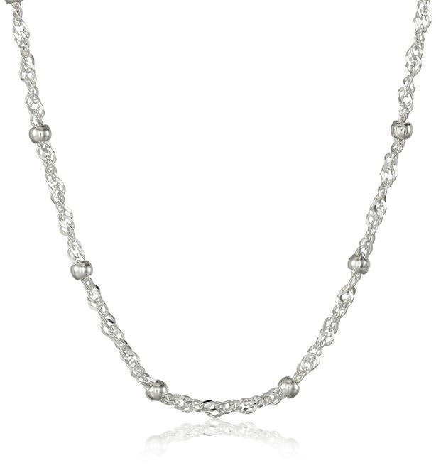 Giani Bernini Sterling Silver Necklace, 24