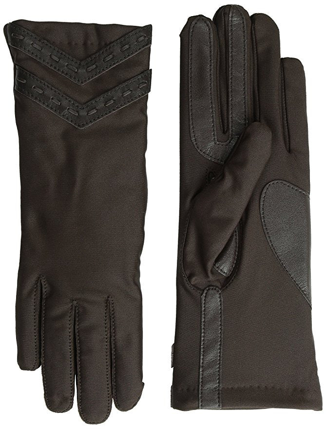 Isotoner Women's Smartouch Thinsulate Spandex Glove with Laced Chevrons XL