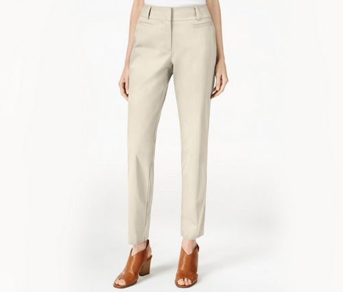 Style & Co Petite Slim-Fit Cropped Pants Stonewall 10P