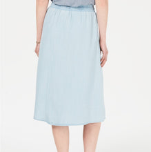 Style & Co Chambray Button-Front Midi Skirt X-Large