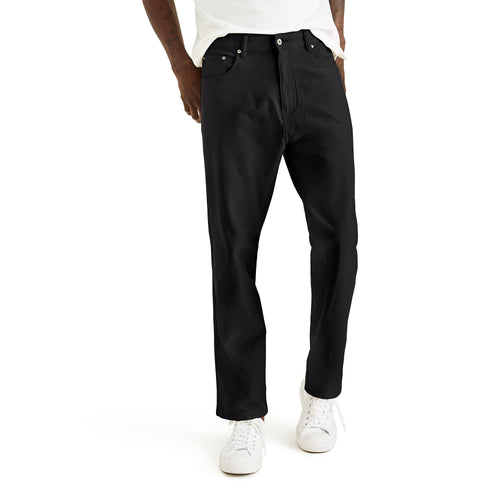 Dockers Comfort Knit Jean Cut Straight Fit Pants Black