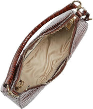 BRAHMIN Small Bekka Inverness Embossed Leather Shoulder Bag