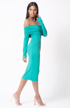 Off Shoulder Midi Dress