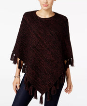 Style & Co Petite Fringe Sweater Poncho