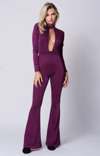 Long Sleeve Keyhole Solid Jumpsuit