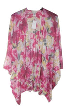 Collection XIIX Watercolor Floral Batwing Poncho