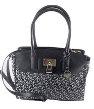 DKNY Heritage w Saffiano PVC Satchel White/Black