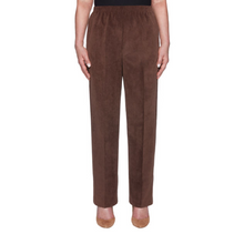 Alfred Dunner Classics Womens Petite Straight Corduroy Pant