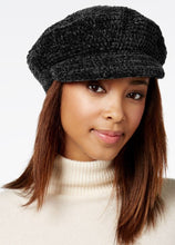 August Hats Chenille Mod Cap Black
