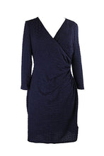 American Living Women's Sheath Textured Faux Wrap Dress Size 14