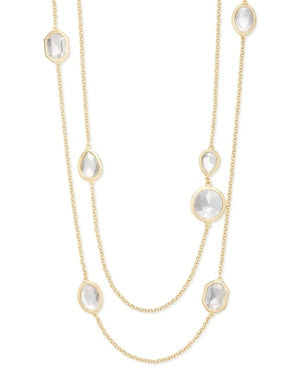 Alfani Crystal Station Two-Row Necklace