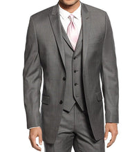 Alfani Red Jacket Mid-Grey Stepweave Slim Fit 46R