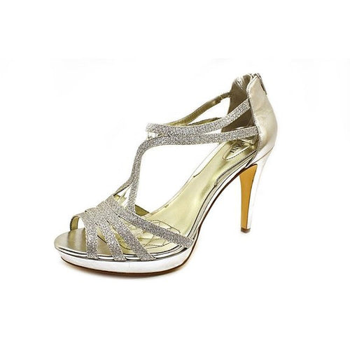 Alfani Tacy Evening Platform Sandals Silver Size 6M