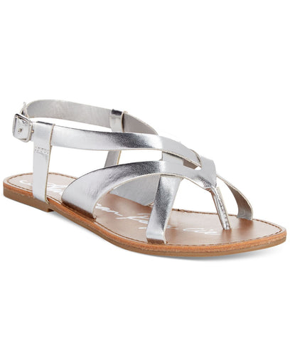 American Rag Logan Flat Sandals Silver Metallic 7M