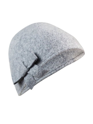 August Women's Wool Blend Applique Skully Hat