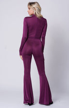 Long Sleeve Keyhole Solid Jumpsuit