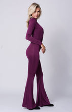 Long Sleeve Keyhole Solid Jumpsuit