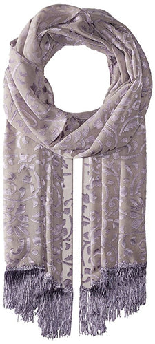 Betsey Johnson BLUE BY Burnout Fringe Evening Wrap