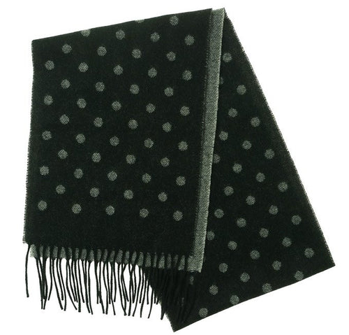 Charter Club Solid Cashmere Muffler Scarf Black