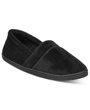 Charter Club Microvelour Closed Memory Foam Slipper Black M (7-8)