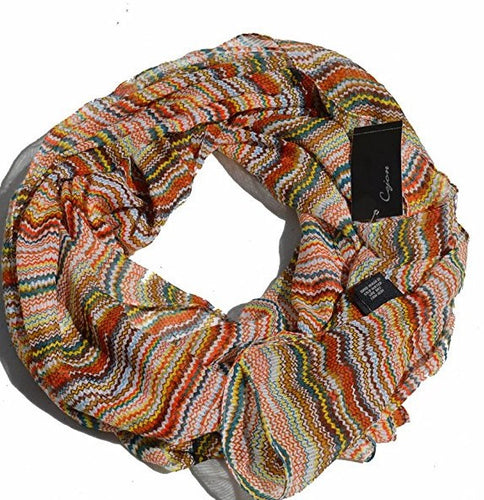 Cejon Abstract Print Scarf Tan