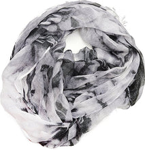 Cejon Hazy Roses Wrap Scarf Black/Grey