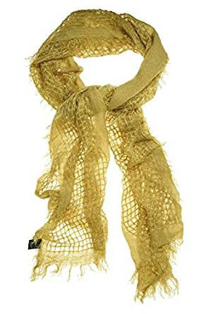 Cejon Women's Loosely Woven Fashion Scarf Camel