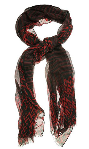 Calvin Klein Women's Border Scarf/Wrap