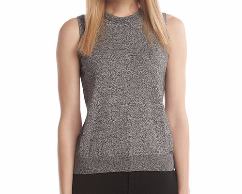 Calvin Klein Sleeveless Marled Sweater Size XXL