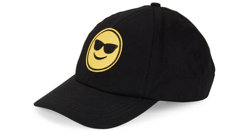 Collection XIIX Women's Emoji Baseball Cap Black
