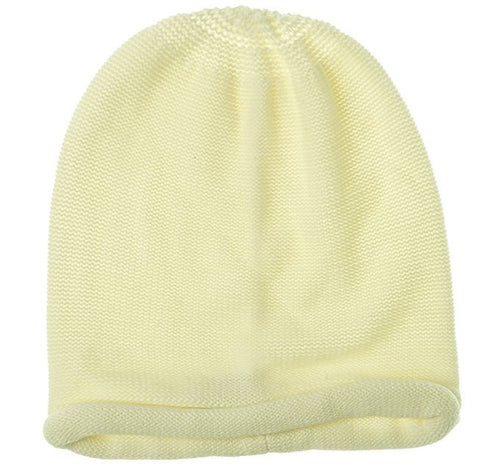 Collection XIIX Women's Rolled Knit Cotton Blend Beanie White