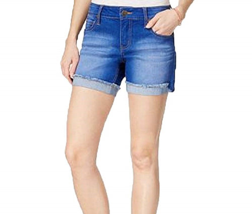 Celebrity Pink Juniors Cuffed Denim Shorts Blue Lagoon 5