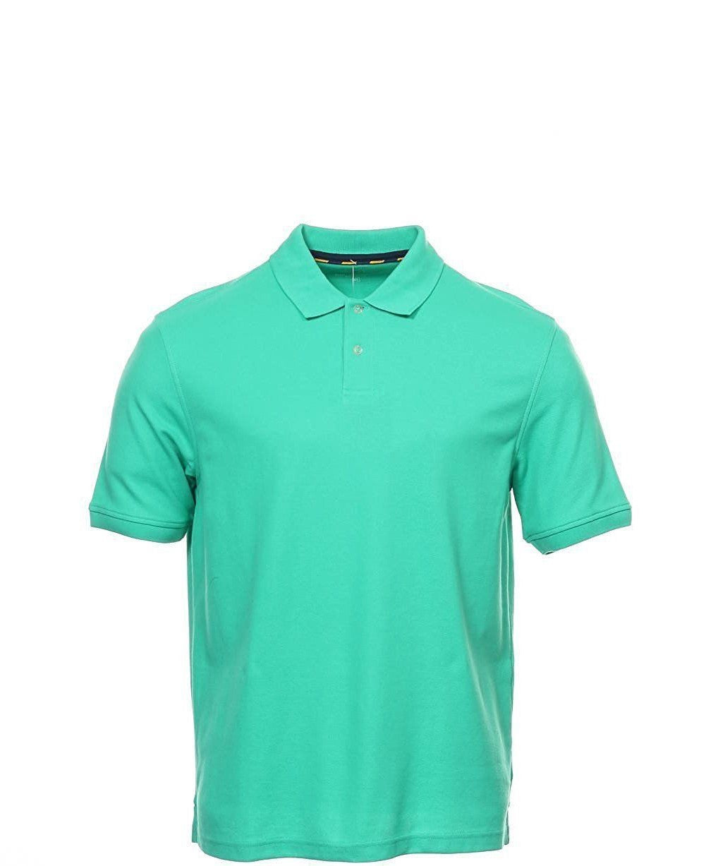 Club Room Short Sleeve Solid Estate Performance Polo Menthol Mint Size M