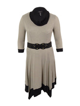 Style & Co. Handkerchief-Hem Belted Sweater Dress Size X-Small