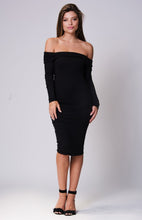 Off Shoulder Midi Dress