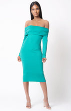 Off Shoulder Midi Dress
