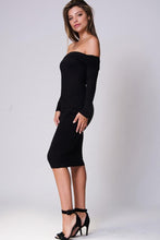 Off Shoulder Midi Dress