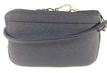 DKNY Small Bryant Zip Wristlet Navy