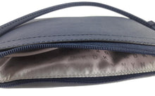 DKNY Small Bryant Zip Wristlet Navy