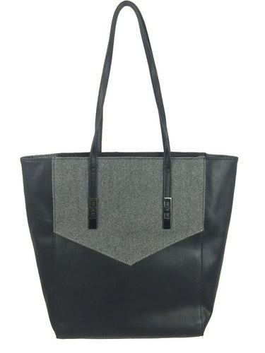 Danielle Nicole Lexie Wool Tote Black