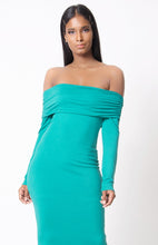 Off Shoulder Midi Dress