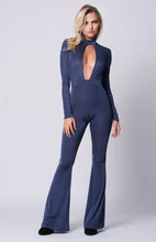 Long Sleeve Keyhole Solid Jumpsuit