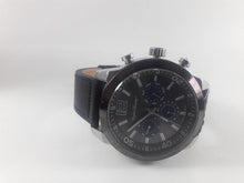 English Laundry Men's EL7964 Gunmetal Dial Leather Strap Watch