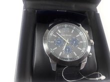 English Laundry Men's EL7964 Gunmetal Dial Leather Strap Watch